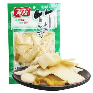 有友泡椒竹笋120g*10袋野山椒笋片笋子酸辣脆笋即食休闲零食小吃