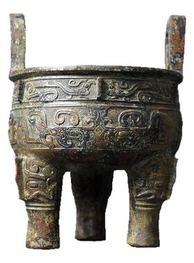 御如意纯铜圆香炉佛堂供奉铜鼎