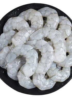 新鲜虾仁鲜冻冷冻青虾仁去虾线低脂商用批发特级大虾仁深海回购