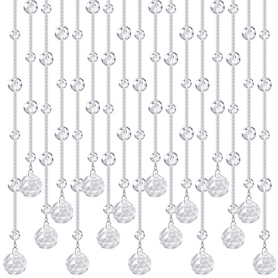 轻奢客餐厅北欧风免打孔水晶珠帘