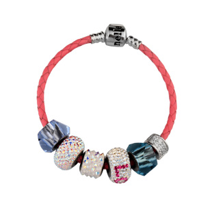 法国永恒迷境珠系列手串奥地利水晶手镯潘多风格DIY手链时尚手环