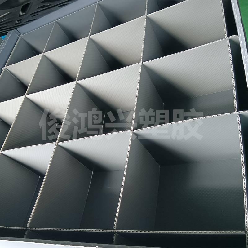 大号物料折叠围板箱 吸塑折叠天地盖包装箱 塑料中空板物流周转箱