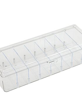 桌面数据线绕线器分格整理盒子