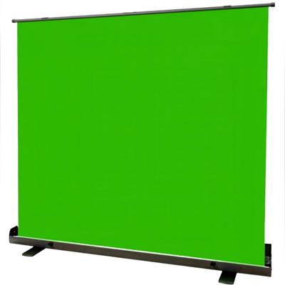 直播间绿幕加厚抠像布地拉式