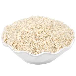 脱皮白芝麻仁5斤去皮生的干净无沙免洗新芝麻真空装可榨油不苦