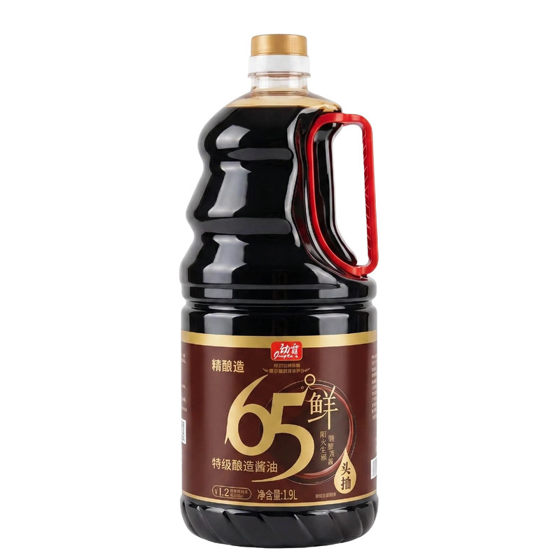 劲霸65度鲜头抽特级酿造酱油1.9L