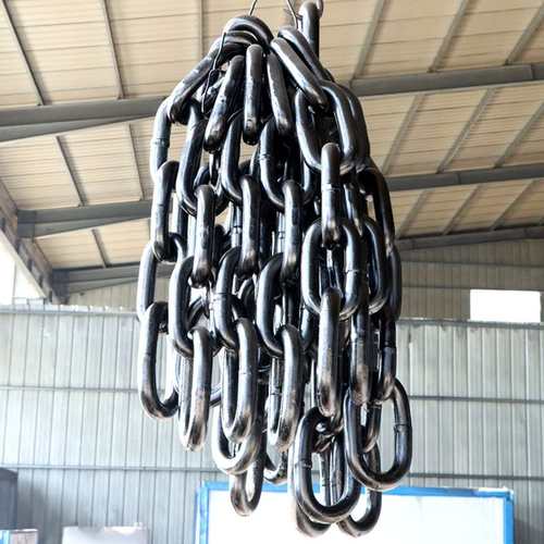 锰钢起重圆环吊装链条河道倍无缝起重焊接拉力防护链条非标级4G80