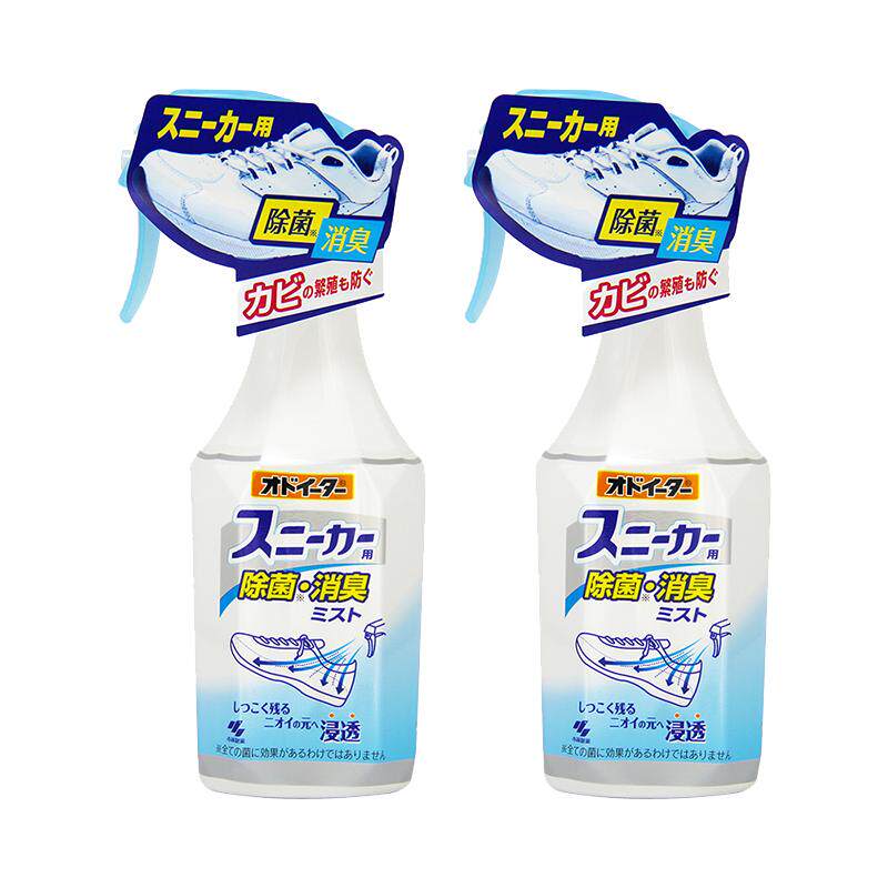 【自营】日本小林制药鞋子除味鞋柜去异味消臭喷雾250ml*2瓶除臭