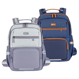 卡拉羊中学生云朵书包防下坠减负双肩包男初中生护脊大容量背包女