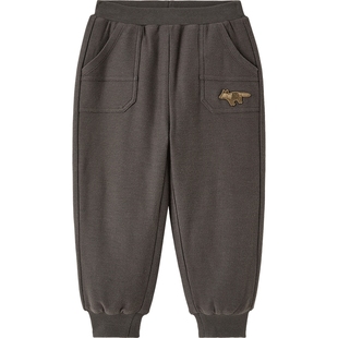 【商场同款】英氏男童裤子冬季夹棉长裤保暖百搭儿童休闲裤新款