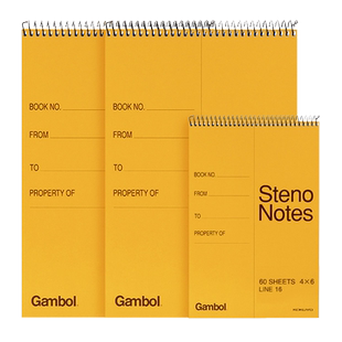 国誉KOKUYO线圈笔记本Gambol渡边螺旋上翻本英语单词本A5笔记本A6随身便携草稿本8mm记事本横线记忆速记