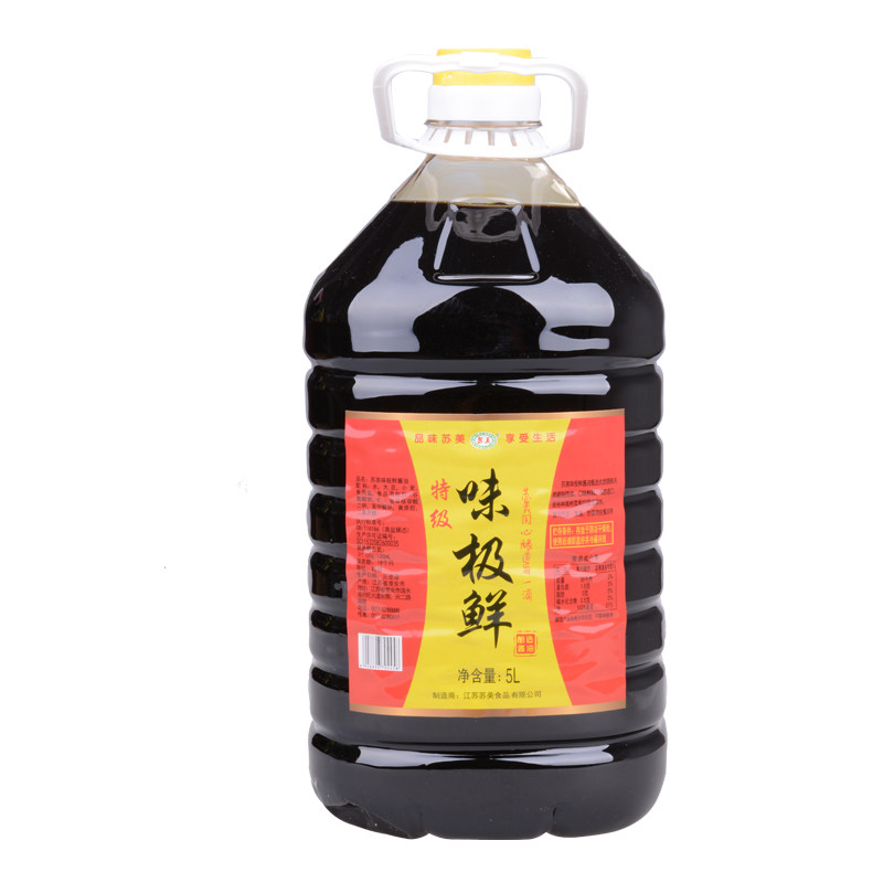 苏美味极鲜5000ml餐饮装酿造酱油
