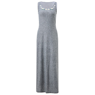 【商场同款】MAXRIENY小雏菊背心吊带连衣裙绣花珍珠优雅长裙25夏