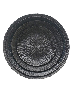 触造TOUGE茶盘锤纹打出果点实置