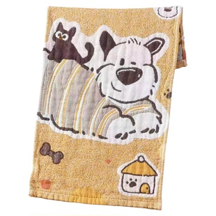 A类纯棉纱布小毛巾家用洗脸吸水不掉毛柔软洗澡专用新生婴儿童巾