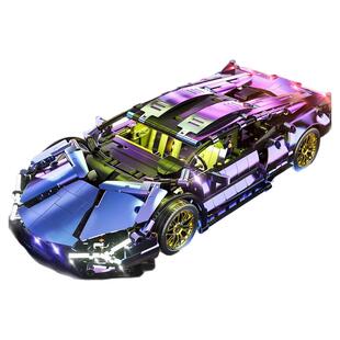 2025兰博基尼积木跑车遥控汽车适用乐于高难度益智男拼装玩具礼物