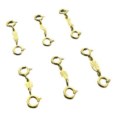 s925纯银双扣弹簧扣项链连接扣子