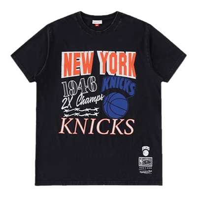 Mitchell&NessNBA官方正品男子尼克斯Energy系列运动休闲T恤
