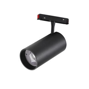 磁吸轨道灯led射灯店铺商用20w30瓦高显色超亮圆形聚光导轨射灯