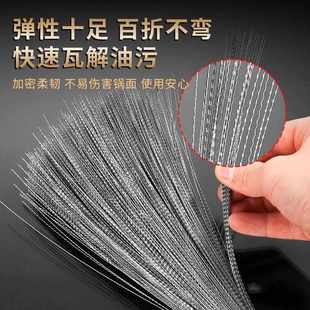 大号长柄不锈钢锅刷酒店食堂厨房扫吧商用钢丝刷子神器炊帚GSCG92