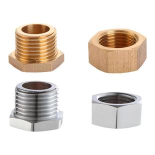 全铜加厚4分6分内丝外丝内外牙堵头堵帽四分六分水管闷头管堵管帽