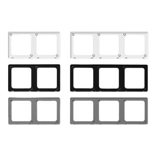 国际电工开关插座面板连体框外框边框遮丑配件装饰架86型暗装框架
