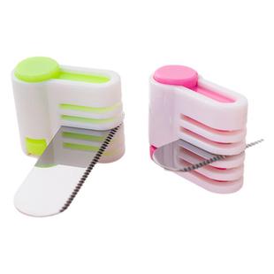 蛋糕分片器 分隔器 分层辅助器 锯齿刀 5档可调节 分割器吐司切片