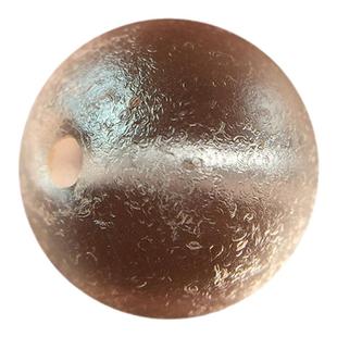 清代官造宫廷古法老琉璃 贵妃粉12mm左右朝珠文玩多宝DIY配饰散珠