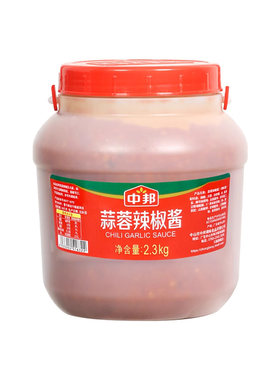 中邦蒜蓉辣椒酱6kg大桶装