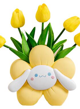 仿真花郁金香假花玄关装饰