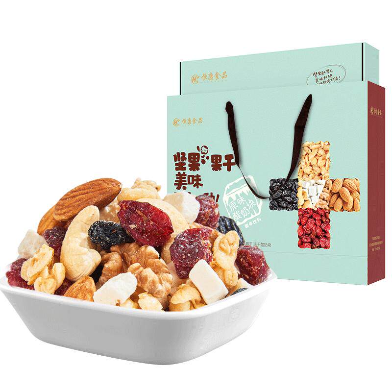 恒康食品混合坚果仁750g礼盒装