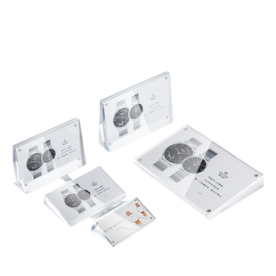 亚克力斜面磁吸商品价格牌标价牌展会桌面产品参数介绍展示牌台卡