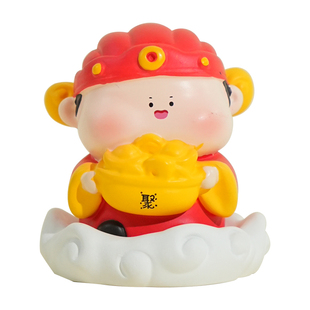 2026马年原创五路财神办公室桌面摆件潮玩手办家居装饰品新年礼物