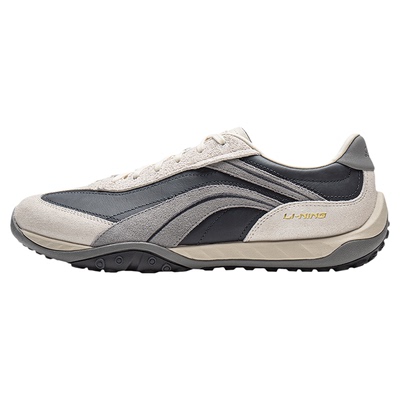 李宁心流男女同款薄底运动休闲鞋