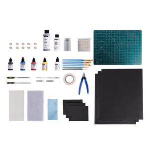 Anycubic光固化3D打印机上色工具高达模型手办手涂画笔面相笔平笔毛笔套装