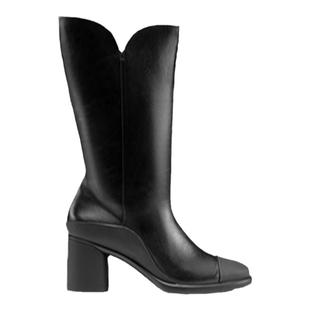 【Natacha联名】ECCO爱步靴子女 新款高跟中筒靴 雕塑奢华222733