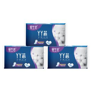 绿叶爱生活官方旗舰店YY芯无感无忧特长夜用绵柔430mm卫生巾4片*3