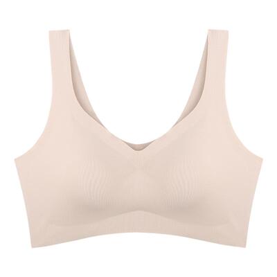 运动美背心裹胸薄款无钢圈内衣女文胸抹胸胸罩吊带小胸聚拢