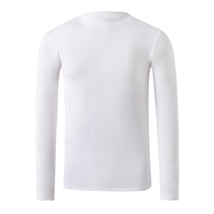 保暖内衣男薄绒款秋衣秋裤套装薄款加绒棉毛衫打底上衣单件半高领