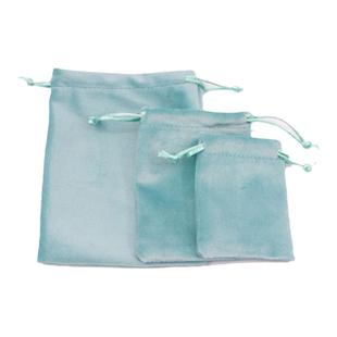 高档丽丝绒束口绒布袋柔软长毛珠宝首饰收纳袋美容仪美发梳包装袋