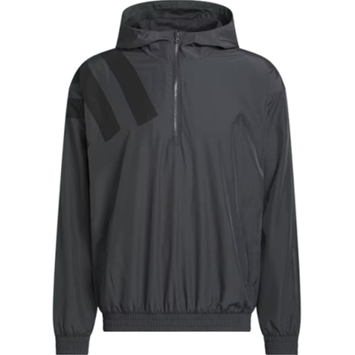 adidas阿迪达斯男子爱德华兹篮球运动训练半拉链套头衫卫衣KC1611