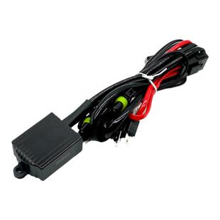 汽车H4大灯远近光H11加强线束改摩托车雾灯双光透镜HID氙气灯线组