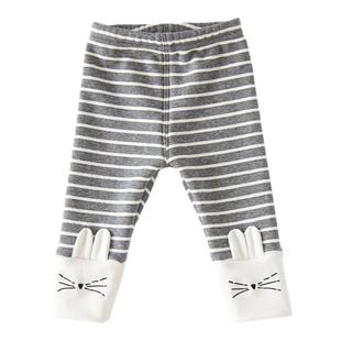 小女童宝宝春装婴儿幼儿童加绒保暖打底裤子秋冬季外穿洋气1一2岁