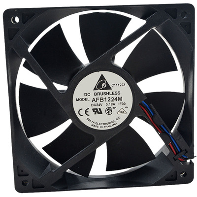 全新正版台达WFB/AFB1224M/L/H/SH/VH/HH 24V静音12025散热风扇