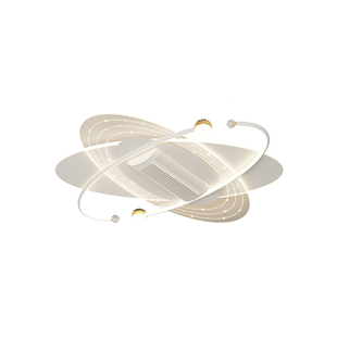 智能无叶风扇灯2025新款全光谱儿童房灯具简约现代吊扇灯客厅主灯