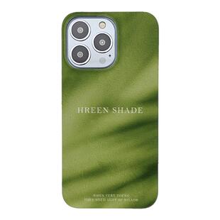 ins风绿色树影适用iphone15plus手机壳13promax防摔菲林软壳14个性xsmax苹果12简约11xr半包硬壳78plus全包se