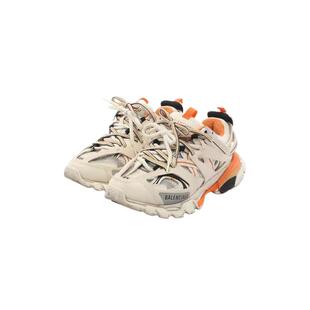中古品Balenciaga巴黎世家9新sneakers运动鞋牛皮鞋橘色