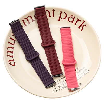 美派适用华为FIT4磁吸硅胶表带