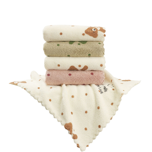 抹布吸水不易掉毛洗碗布厨房专用不易沾油家用加厚擦桌家具百洁布