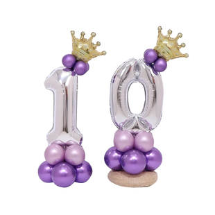 数字气球生日装饰布置男孩周岁女孩派对18岁家庭氛围场景快乐男生